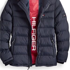 Tommy Hilfiger Men's Dark Blue Puffer Jacket